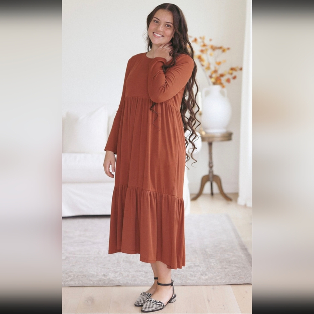 Dainty Jewells Large Orange New Chapter Dress